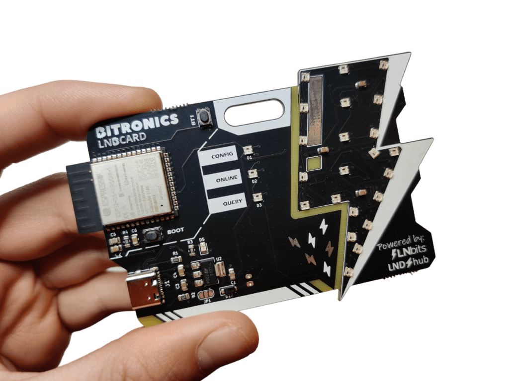 LNBCARD - Pagos de Bitcoin brillantes