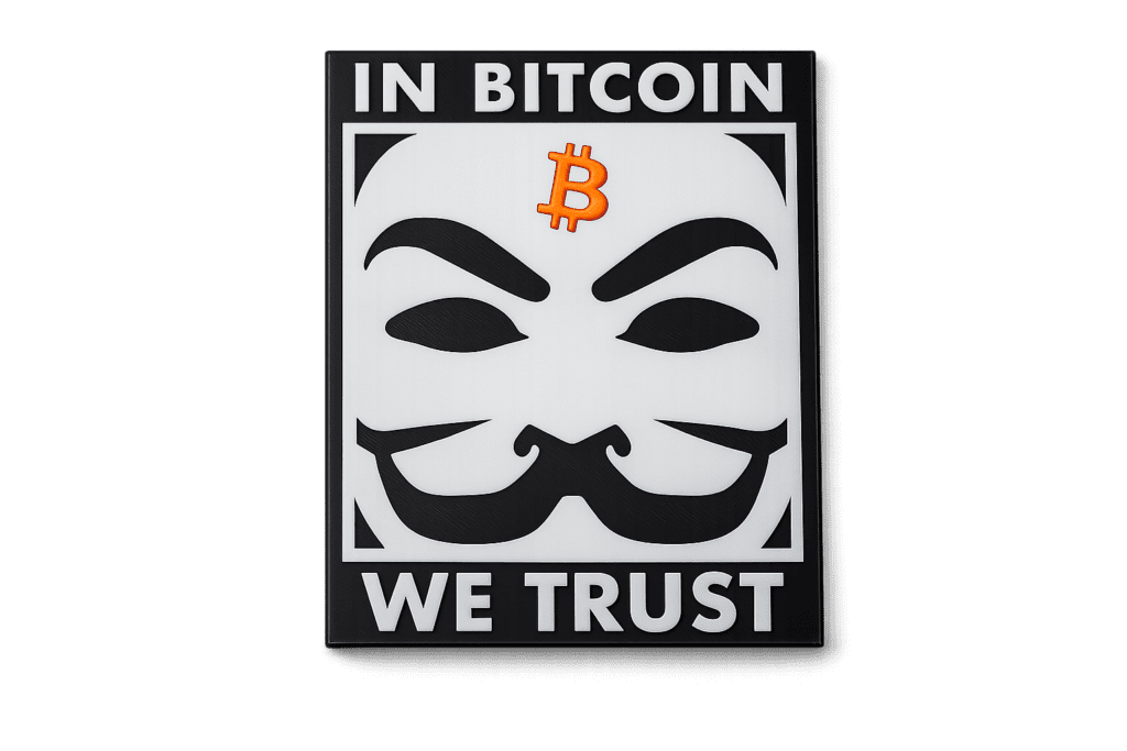 Bitcoin Cypherpunk Wall Art
